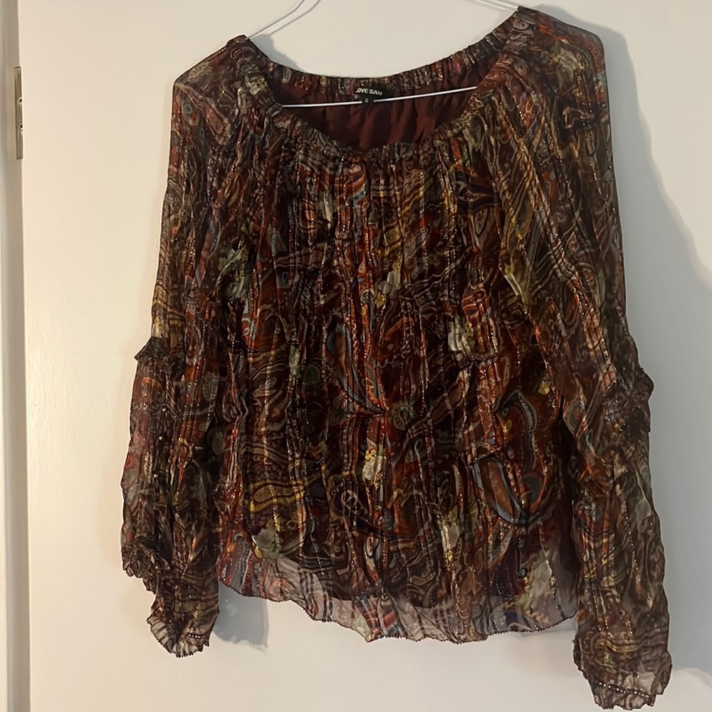 Gorgeous sparkly festive blouse